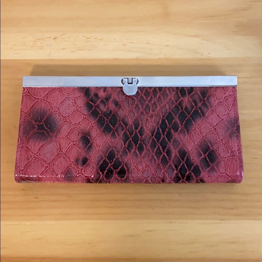 Snakeskin clutch/wallet